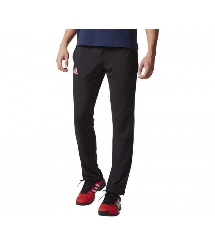 adidas pants black red