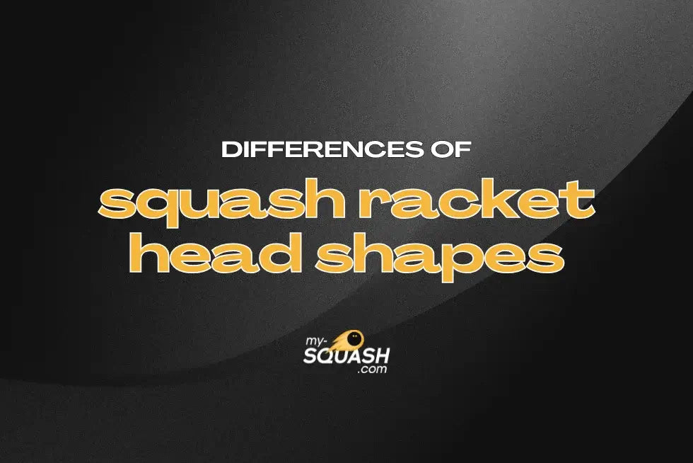 Squash Racket Shapes Squash Racket Head Shapes Explained | Power vs Control