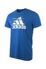 Adidas Men Ess Logo tshirt in blue