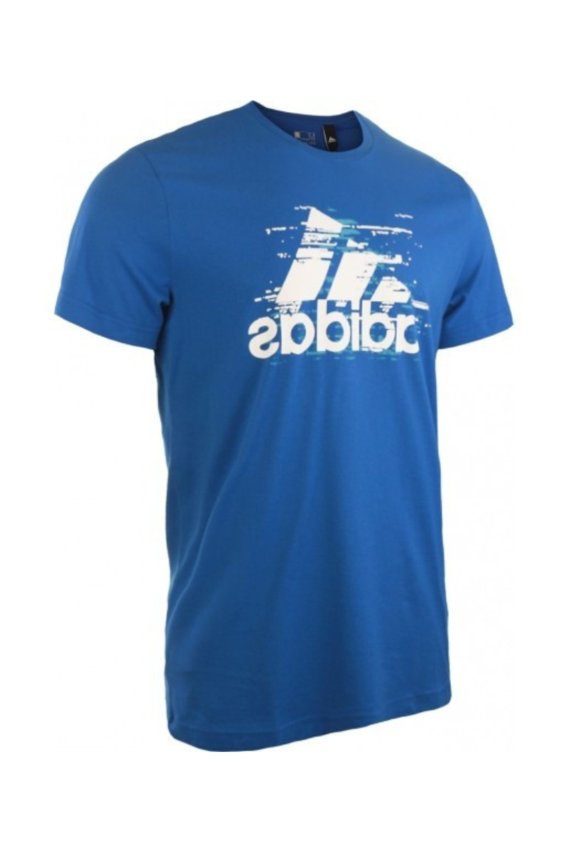 Adidas Men Ess Logo tshirt in blue