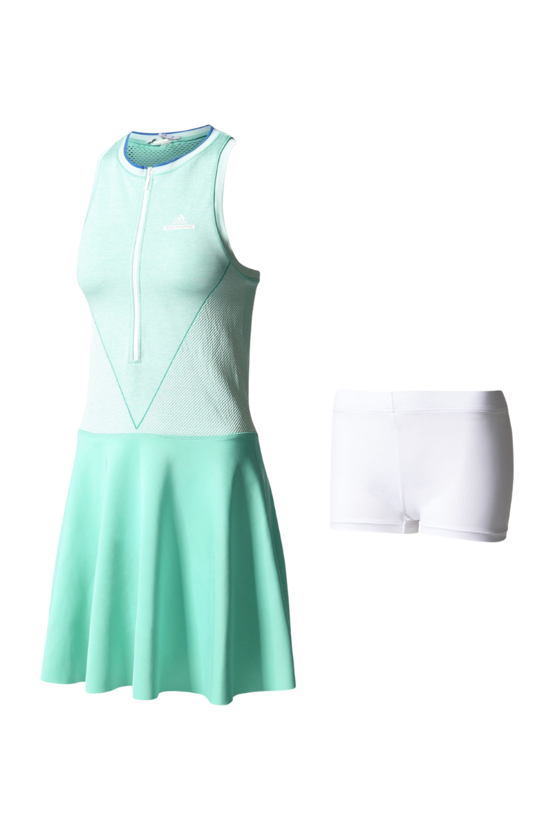 Adidas Barricade Stella McCartney Women's Dress Hyper Green & White Adidas Barricade Stella McCartney Women's Dress Hyper Green & White