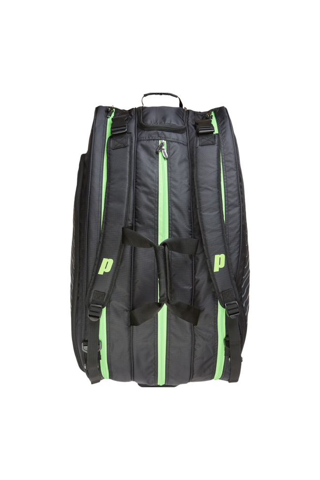 Sac de Squash Prince Tour Challenger 9 Pack - Noir/Vert