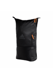 adidas multigame squash backpack black and orange