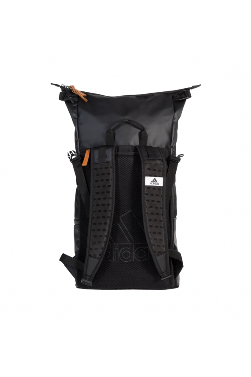 adidas multigame squash backpack black and orange