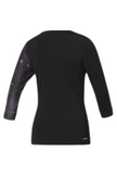 Adidas Essex 3/4 TShirt in black for women