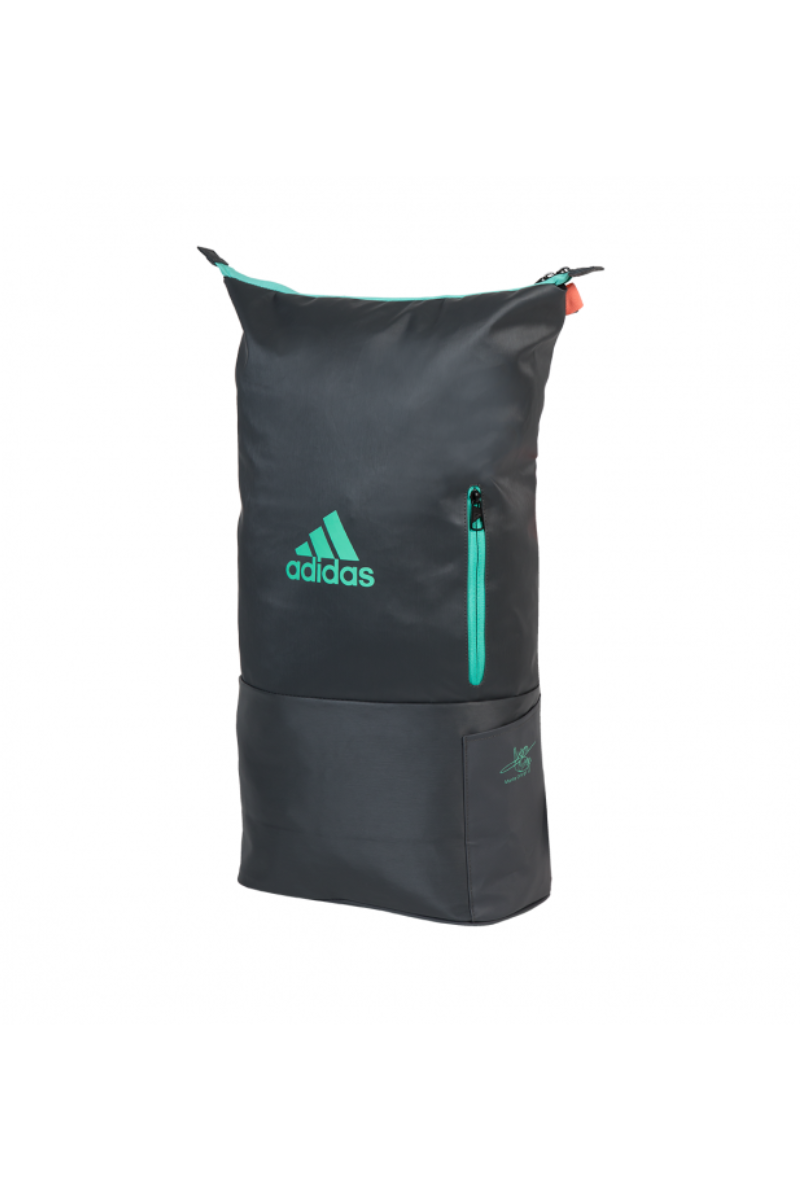 adidas multigame squash backpack black and samba blue