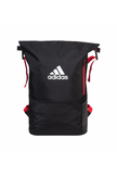 adidas multigame squash backpack black and red