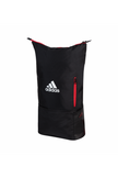 adidas multigame squash backpack black and red