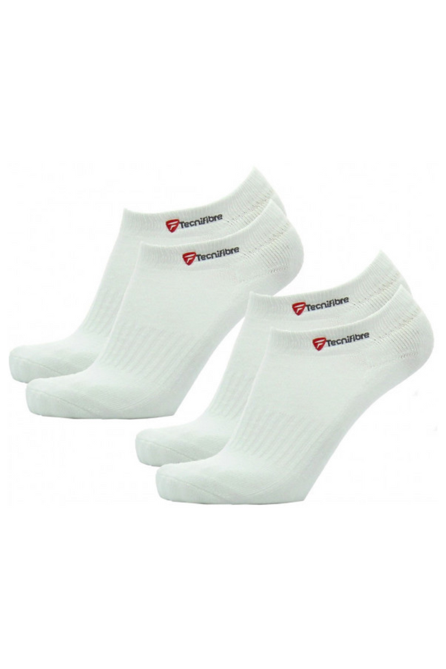 Tecnifibre Squash Socks for Women – White – 2 Pairs