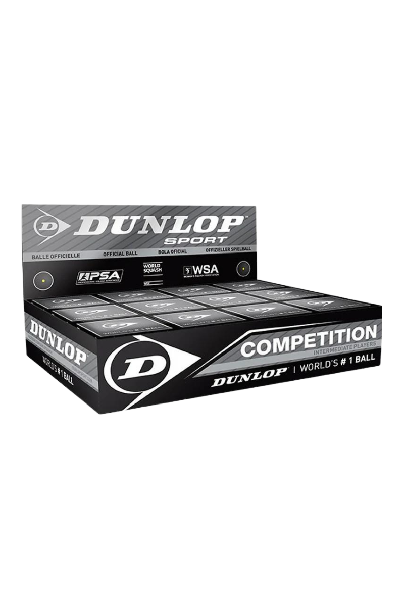 dunlop competition squash ball 12 pieces