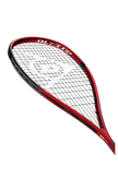 Diagonal view of the Dunlop Sonic Core Revelation Pro squash racket, providing a perspective of the entire racket and its sleek design.