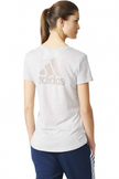 Adidas Logo V T-shirt in gray for women