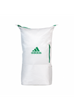 adidas multigame squash backpack white and green