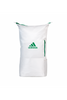 adidas multigame squash backpack white and green