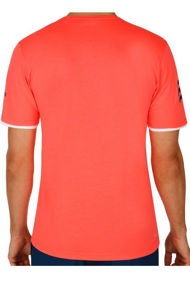 Adidas Club T-Shirt Men - Flash red S15/Tech steel F16