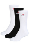 3 pairs tecnifibre squash socks for men