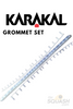 karakal bx 130 red eyelet squash grommet