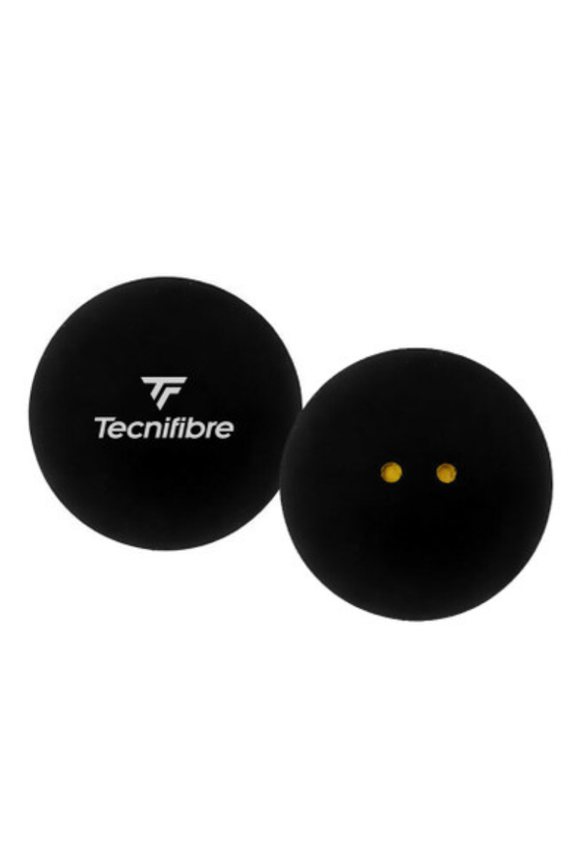 tecnifibre absolute double yellow dot squash ball