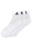 Three pairs of adidas squash socks in white