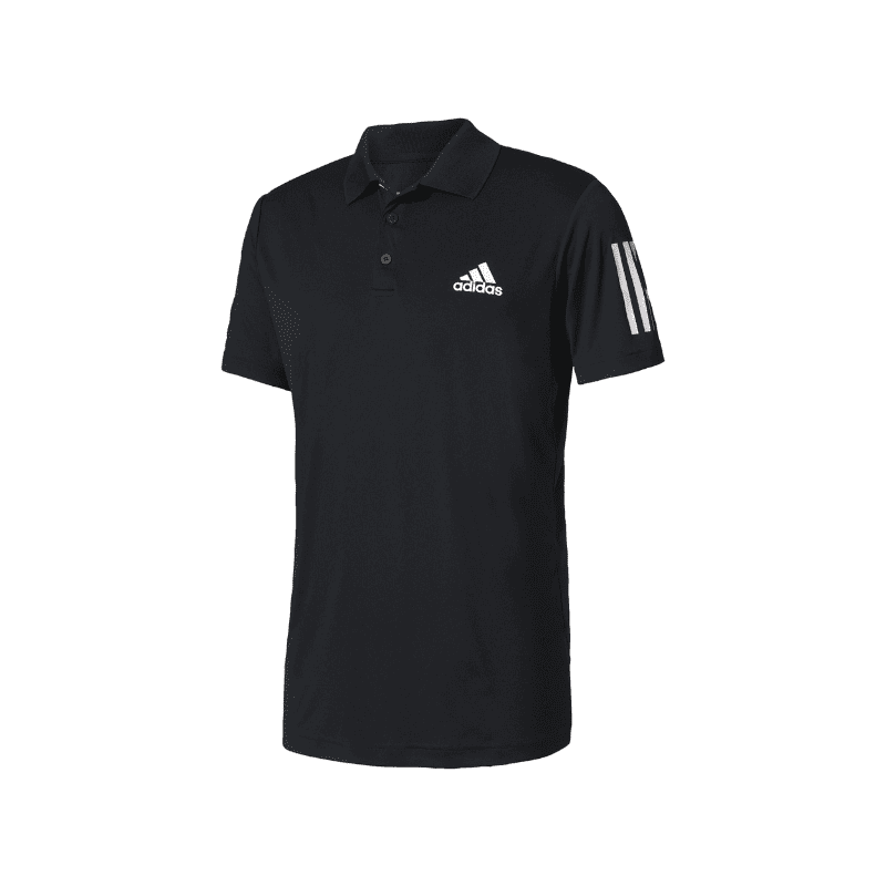 Adidas Club Men Squash Polo Shirt - White/Black
