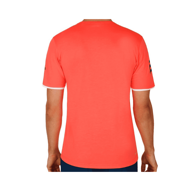 Adidas Club T-Shirt Men - Flash red S15/Tech steel F16