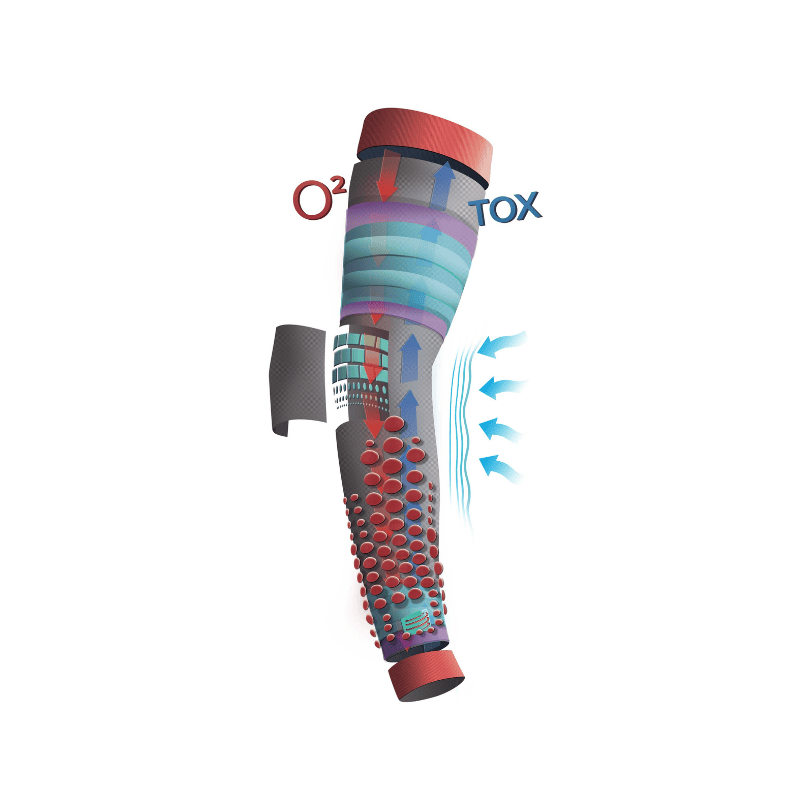 Compressport Racket Compression Arm-Sleeves - White