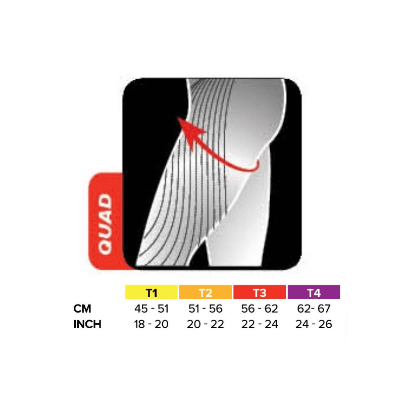 Compressport Racket Compression Quad Sleeves - Black