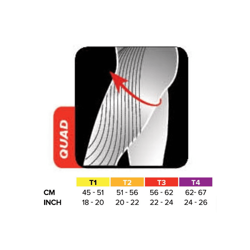 Compression Band Racket Ivu Compressport Racket Compression Quad Sleeves - White