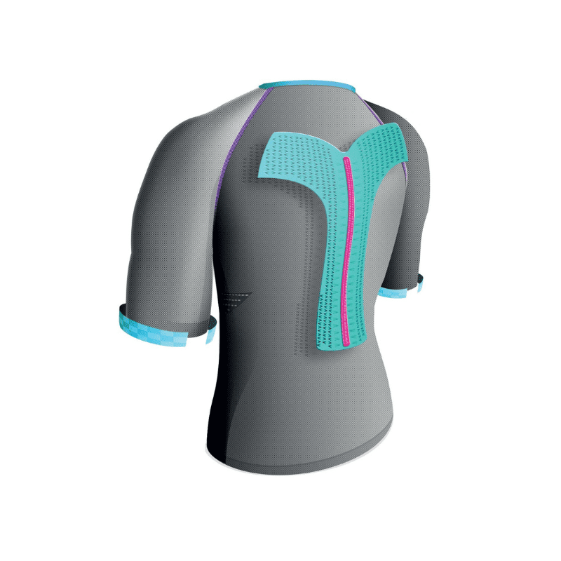 Compression Band Racket Ivu Compressport Racket Compression Underwear T-Shirt - White