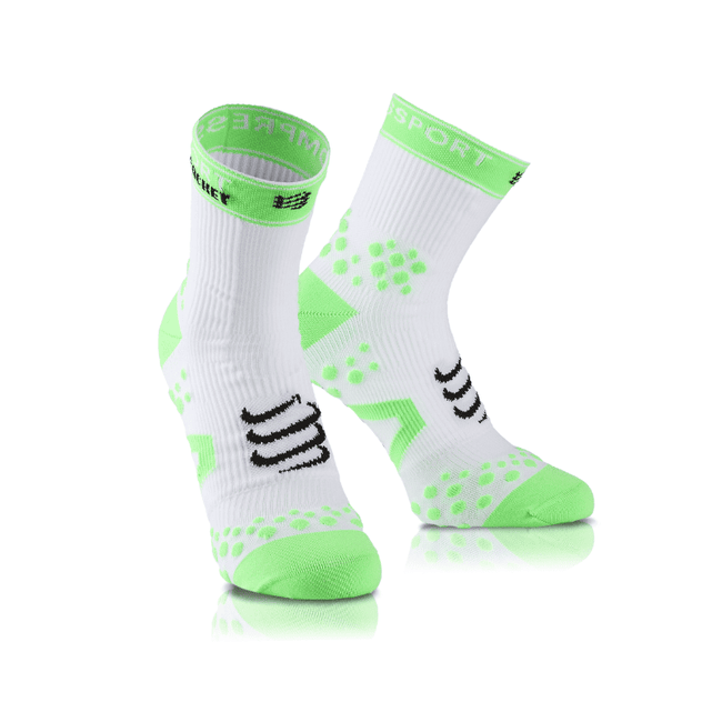 Compressport Racket Strapping Double Layer Compression Socks - White