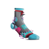 Compressport Racket Strapping Double Layer Low Cut Compression Socks - White