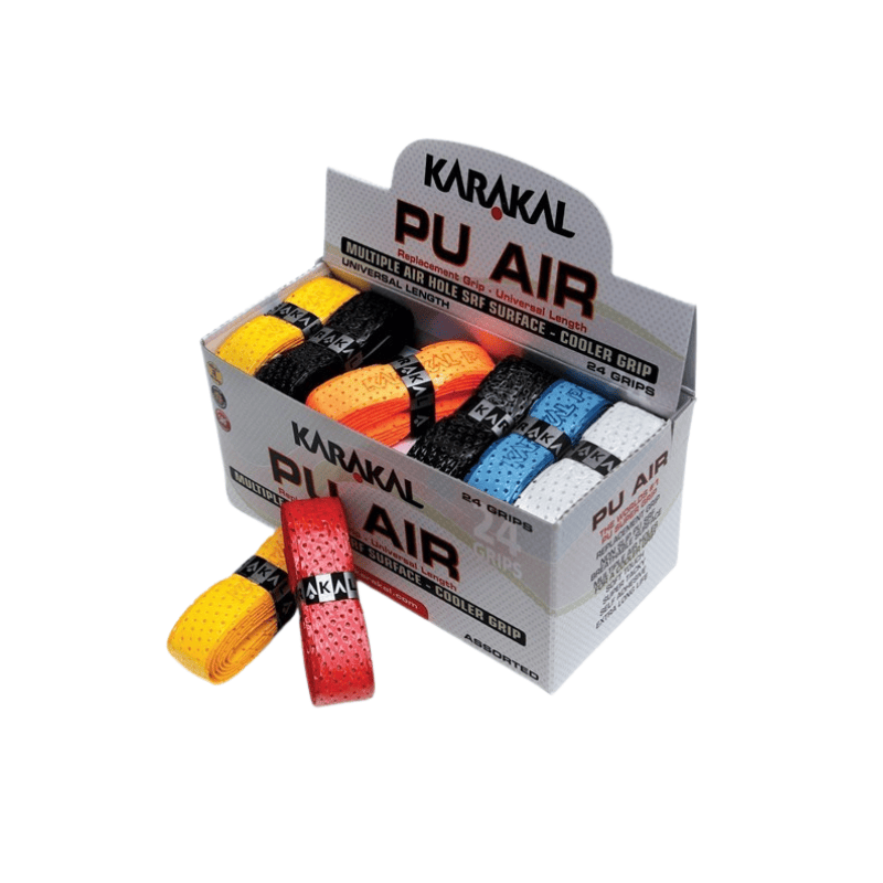 Karakal PU Air Grip - Box of 24 Assorted Squash Grips