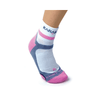 Karakal X4 Ankle Squash Socks (White / Pink)