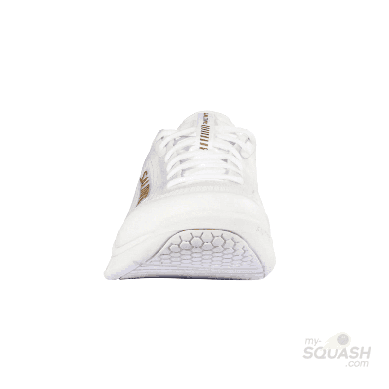 Salming Viper Pro Squash Shoes (White/Gold)
