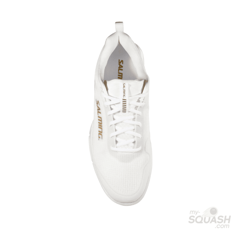 Salming Viper Pro Squash Shoes (White/Gold)