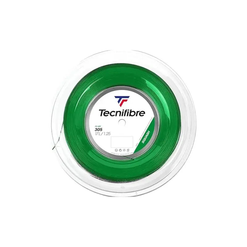 Tecnifibre 305 Squash Green String - 1.25 / 200m reel