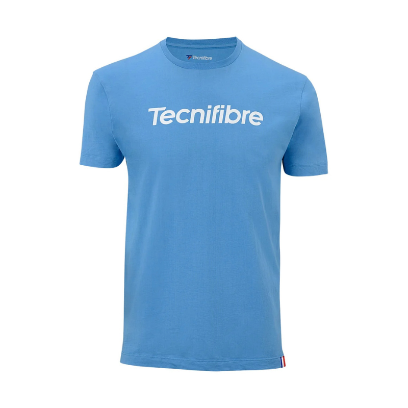 Tecnifibre Team Cotton Men's Squash T-Shirt - Azur