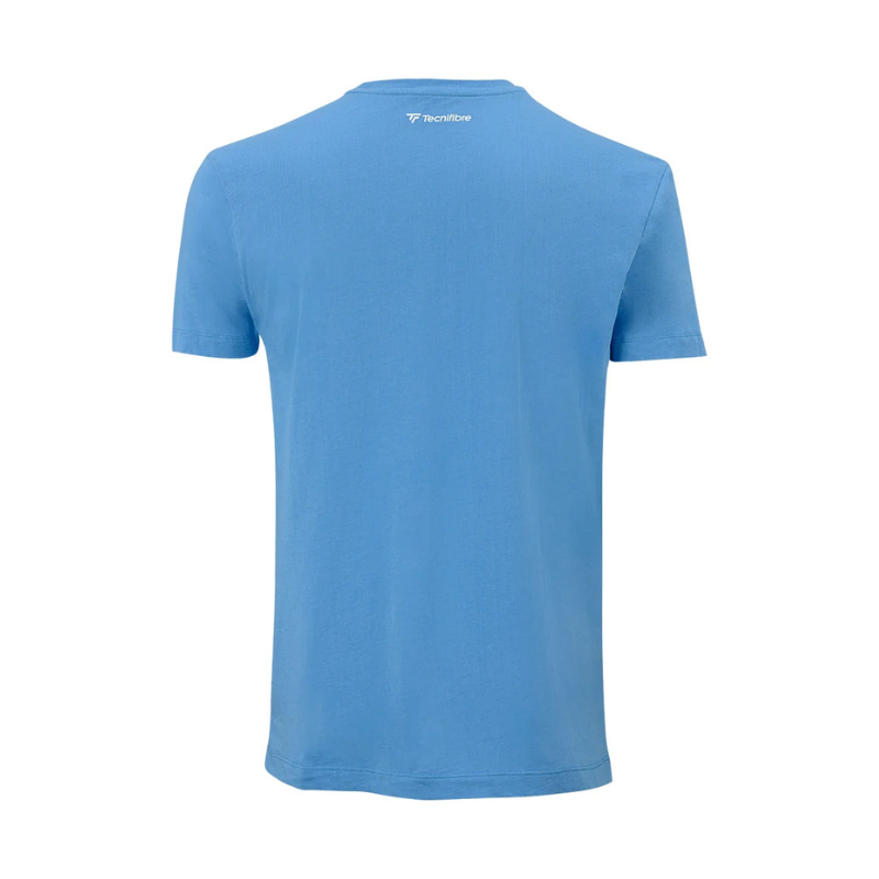 Tecnifibre Team Cotton Men's Squash T-Shirt - Azur