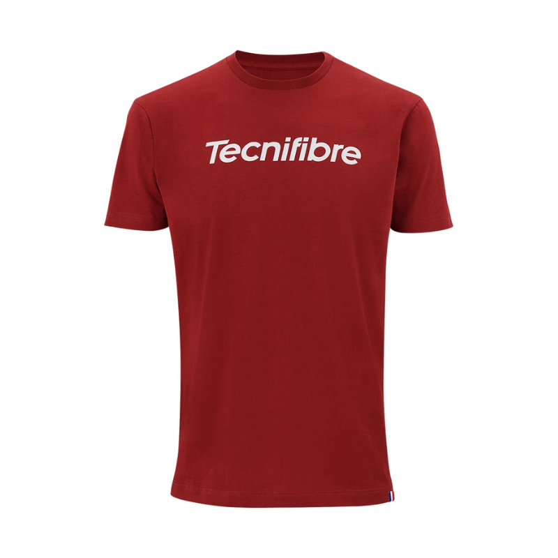 Tecnifibre Team Cotton Men's Squash T-Shirt - Cardinal