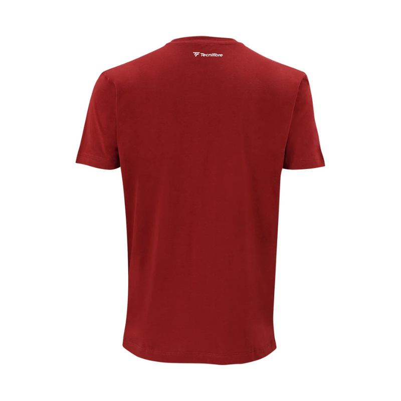 Tecnifibre Team Cotton Men's Squash T-Shirt - Cardinal