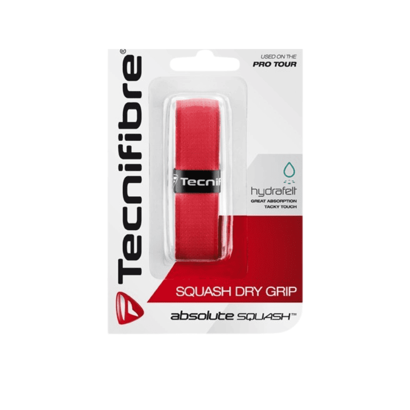 grip tecnifibre squash dry rouge