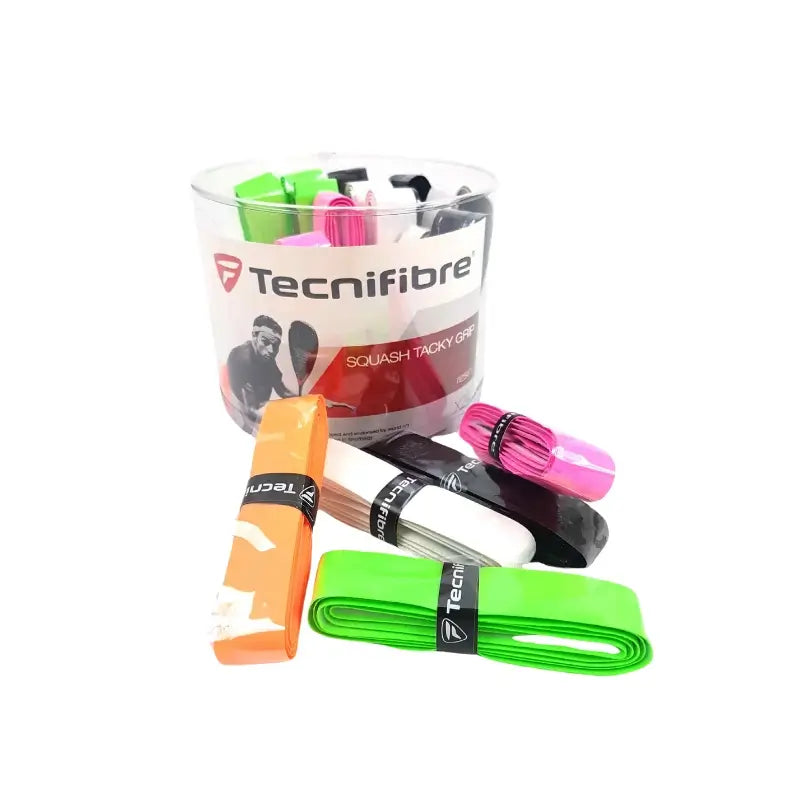 tecnifibre squash tacky grip 24 pieces