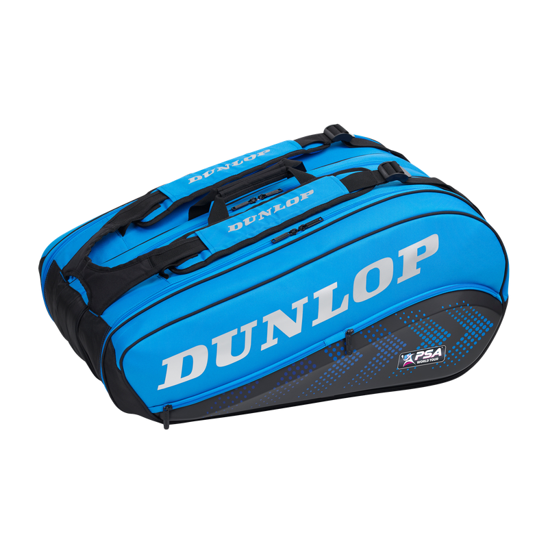 Sac thermo Dunlop FX PSA 12 raquettes - Bleu/Noir