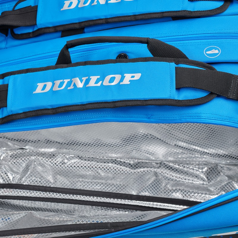 Sac thermo Dunlop FX PSA 12 raquettes - Bleu/Noir