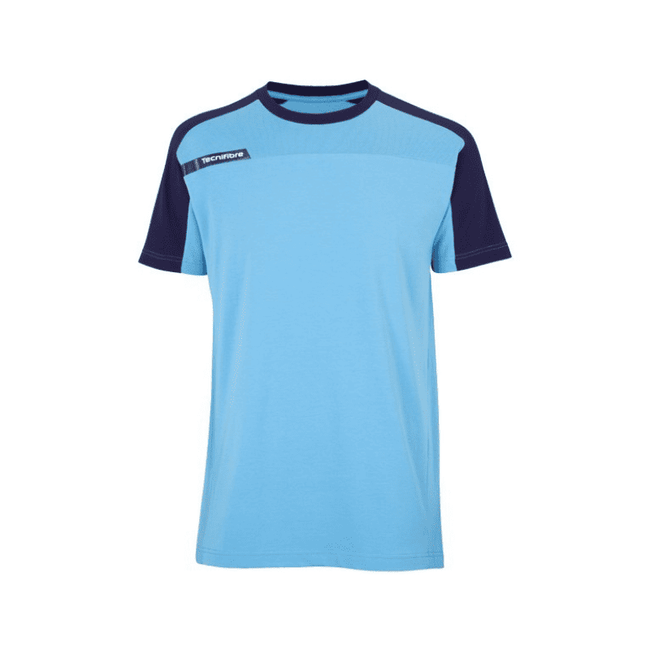 Tecnifibre F1 Stretch & Mesh Men Squash T-Shirt - Blue