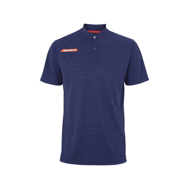 Tecnifibre F3 Ventstripe Men’s Squash Polo Shirt – Blue Navy