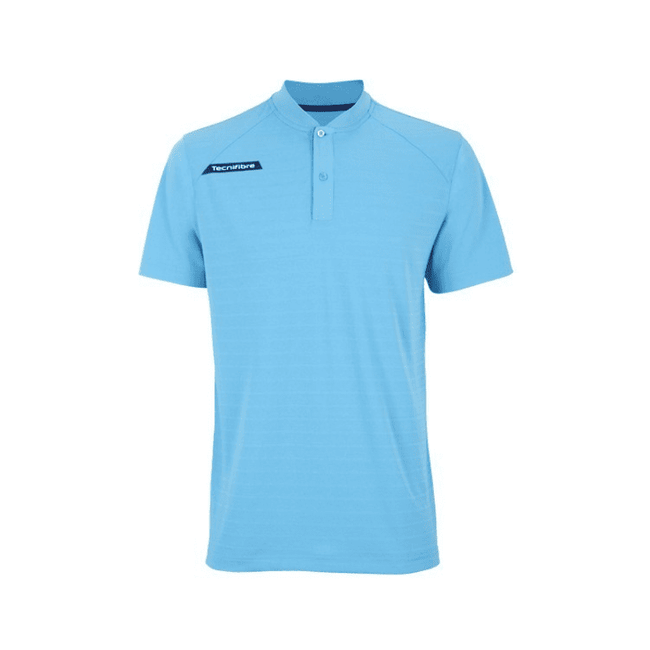 Tecnifibre F3 Ventstripe Men Squash Polo Shirt - Blue