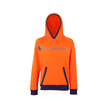 Tecnifibre Men’s Fleece Hoodie Squash Sweatshirt – Orange