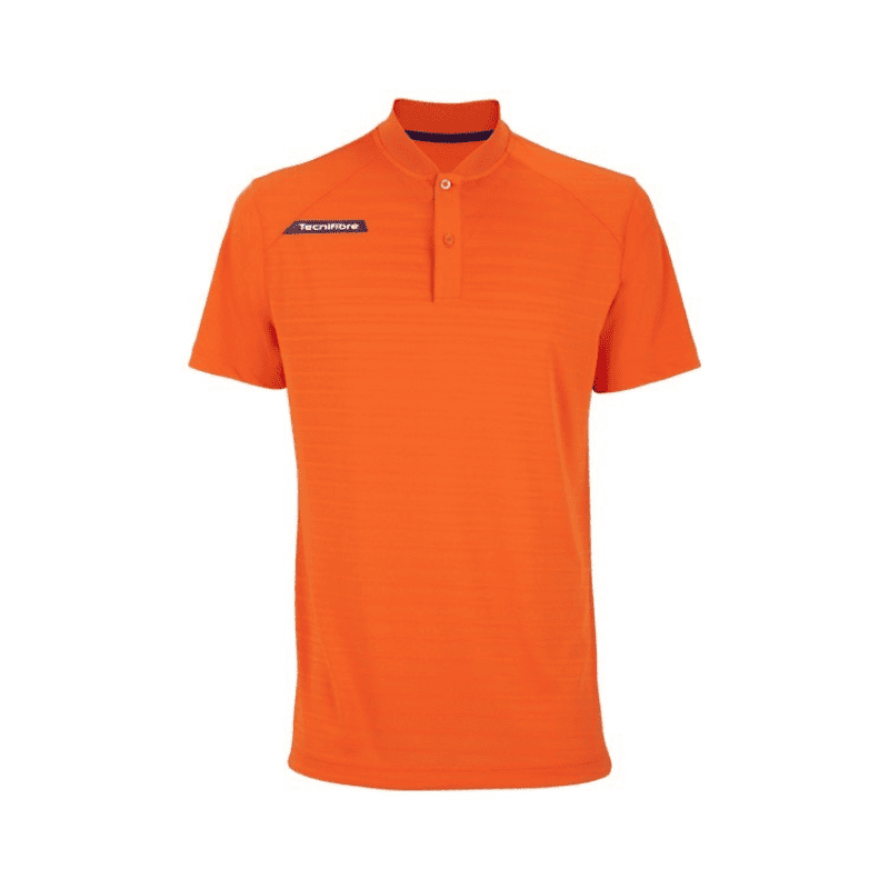 Tecnifibre F3 Ventstripe Men’s Squash Polo Shirt – Orange