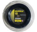 Ashaway MultiNick 18 Squash String - 1.15 mm/110m - Black